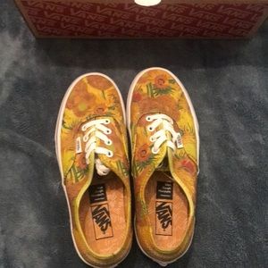 Van Gogh Sunflower Vans